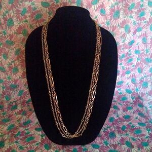 Lauren Ralph Lauren Triple Link Chain Necklace